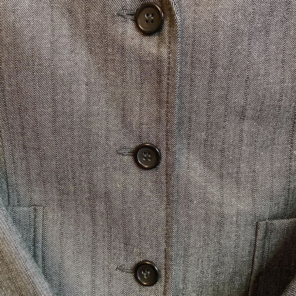 Express Three Button Grey Stretch Blazer Jacket. … - image 8